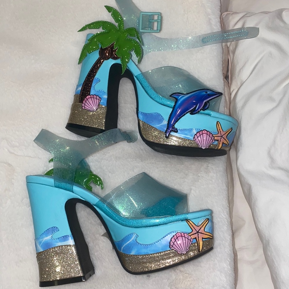 She’s a catch platform heels